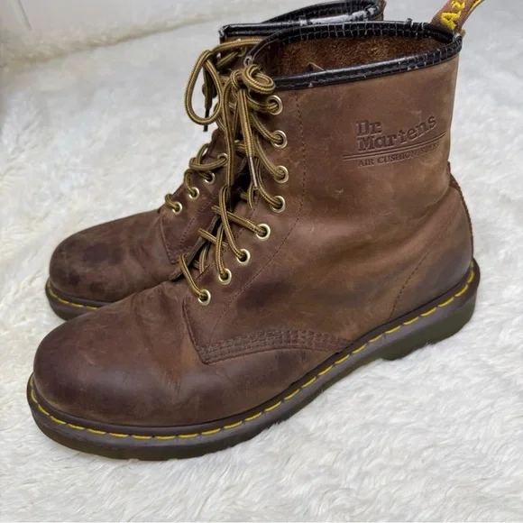 Dr Martens 1460 Boots CrazyHorse Leather Lace Up Boots USSize 11 Air Cushion